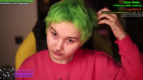 Snapshot of frogessjay chatting on 02.21.25   Jaywise Frogfoot  online show from 02.21.25