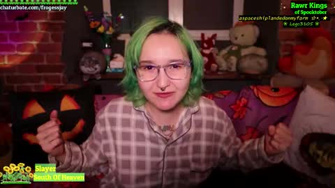 Snapshot of frogessjay chatting on 10.02.25   Jaywise Frogfoot  online show from 10.02.25