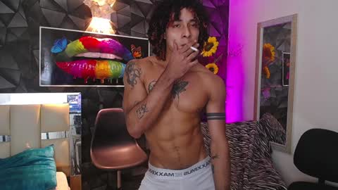 Snapshot of gael__david chatting on 01.25.25 Gael online show from 01.25.25