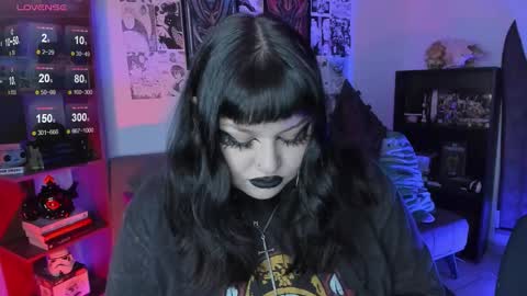 Snapshot of goth_stein chatting on 10.06.25 Engel   Please help me to reach 50 thumbs up online show from 10.06.25