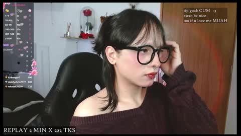 Snapshot of gothbabe2001 chatting on 01.09.25 Cami online show from 01.09.25