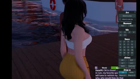 Snapshot of grs08 chatting on 09.28.25 Stella online show from 09.28.25