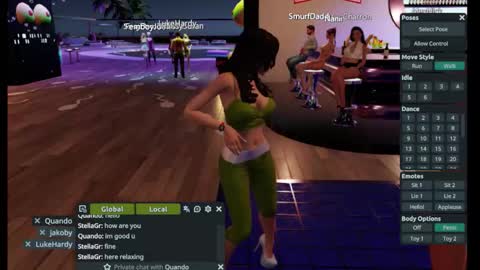 Snapshot of grs08 chatting on 11.03.25 Stella online show from 11.03.25