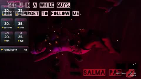 SALMA  online show from 01.04.25