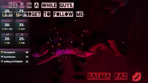 SALMA  online show from 01.27.25