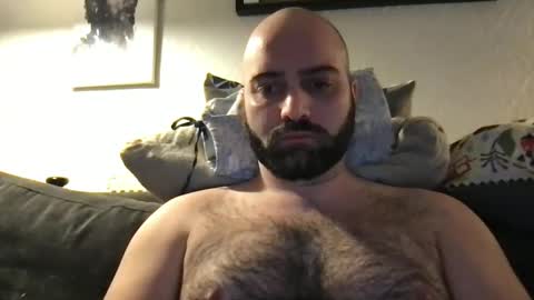 Snapshot of hairyleatherguy chatting on 01.19.25 Hairy Guy online show from 01.19.25