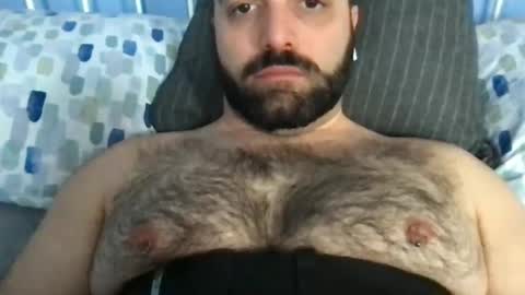 Snapshot of hairyleatherguy chatting on 01.22.25 Hairy Guy online show from 01.22.25