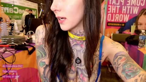 Snapshot of harliequinnx chatting on 12.07.24 Harliequinnx - Schedule Below Exxxotica DC Dec 6-8th online show from 12.07.24