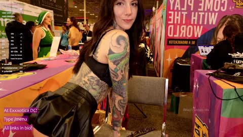 Snapshot of harliequinnx chatting on 12.07.24 Harliequinnx - Schedule Below Exxxotica DC Dec 6-8th online show from 12.07.24