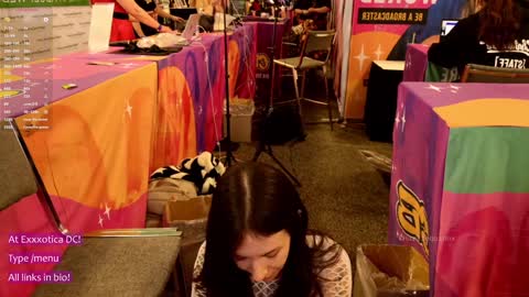 Snapshot of harliequinnx chatting on 12.08.24 Harliequinnx - Schedule Below Exxxotica DC Dec 6-8th online show from 12.08.24