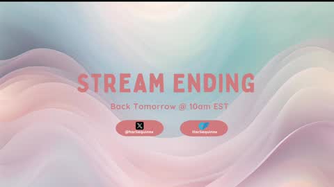 Snapshot of harliequinnx chatting on 01.27.25 Harliequinnx - Schedule Below Exxxotica DC Dec 6-8th online show from 01.27.25