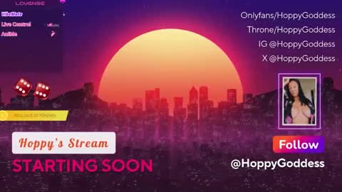 Snapshot of hoppygoddess chatting on 10.06.25 Hoppy online show from 10.06.25