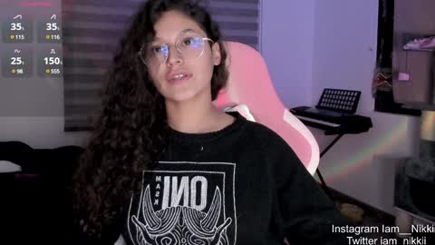 Snapshot of iam_nikki chatting on 12.03.24 On instagram Imm NikkiHelp me reach 100 likes online show from 12.03.24