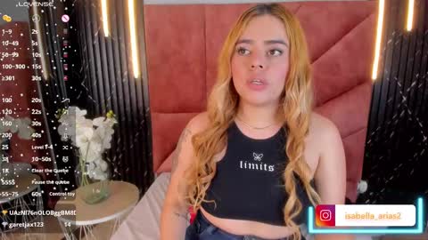 Snapshot of isabella_arias1 chatting on 03.12.25 Isabella Arias online show from 03.12.25