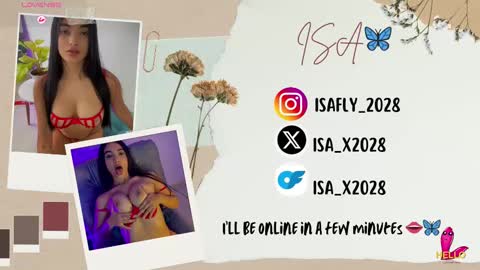 Isa Monroee  online show from 03.07.25