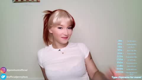 Snapshot of jenniferwhoreance chatting on 02.27.25 Jenn Hunt FYI spit on tits price change not denoted in menu images see tipmenu online show from 02.27.25