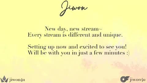 Snapshot of jiwon4u chatting on 02.24.25 Jiwon online show from 02.24.25