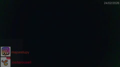 Josita rousell INSTAGRAM  majoestupy  online show from 02.26.26