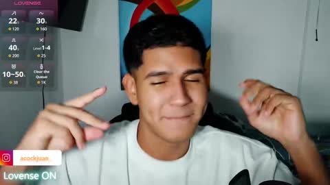 Snapshot of juanacock_2 chatting on 09.28.25 Juan online show from 09.28.25