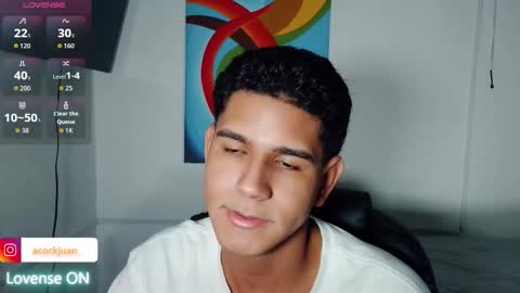 Snapshot of juanacock_2 chatting on 10.14.25 Juan online show from 10.14.25