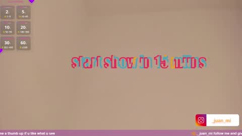 Juan Miguel online show from 10.20.25