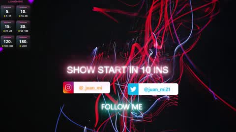 Snapshot of juanmiiss chatting on 01.10.26 Juan Miguel online show from 01.10.26