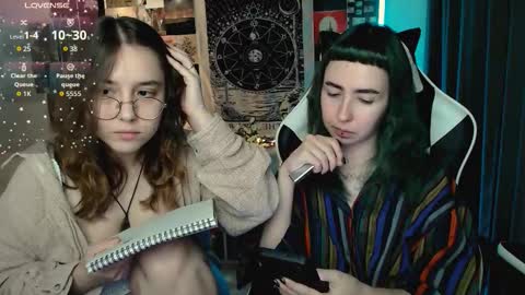 Snapshot of julscinamon chatting on 10.30.25 Baroness Von Cringe online show from 10.30.25