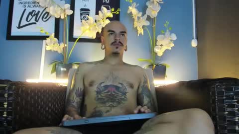 Snapshot of kaletattoos chatting on 09.15.25 Kale online show from 09.15.25