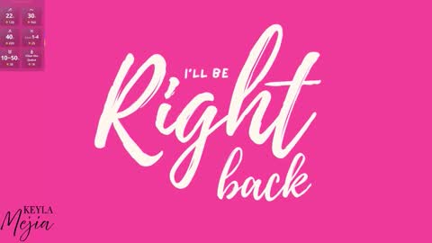 Keyla  online show from 10.20.25