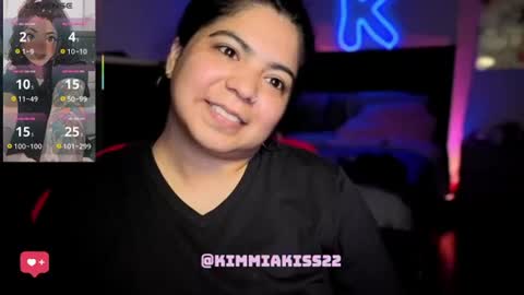 Snapshot of kimmiakiss22 chatting on 07.28.26 Kimmi online show from 07.28.26