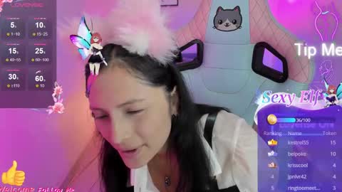 Snapshot of kyomi_chang chatting on 01.07.25 Kyomi online show from 01.07.25