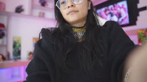 Snapshot of kyomi_chang chatting on 01.13.25 Kyomi online show from 01.13.25