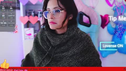 Snapshot of kyomi_chang chatting on 02.12.25 Kyomi online show from 02.12.25