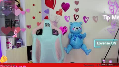 Snapshot of kyomi_chang chatting on 02.13.25 Kyomi online show from 02.13.25