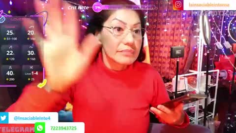 lainsaciableintensa online show from 10.12.25