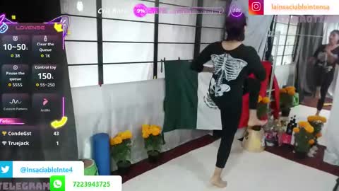 lainsaciableintensa online show from 10.25.25