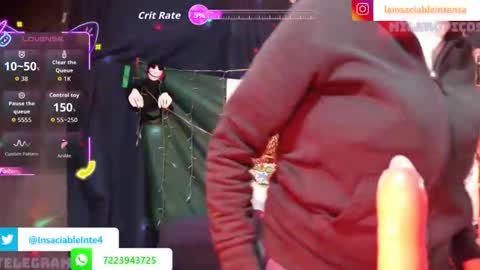 lainsaciableintensa online show from 10.30.25