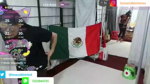 lainsaciableintensa online show from 10.31.25