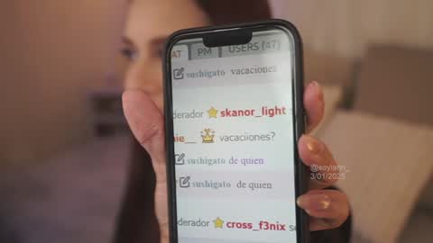 Snapshot of lanie__ chatting on 01.03.25 Lan online show from 01.03.25