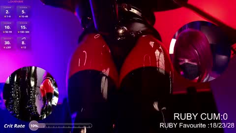 Latex Ruby online show from 04.14.26