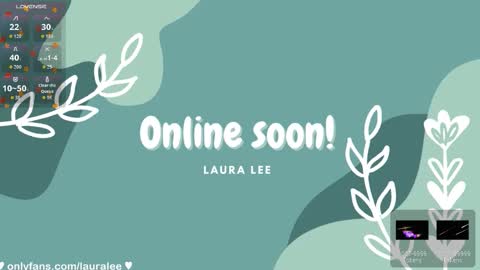 Laura Lee. online show from 10.23.25