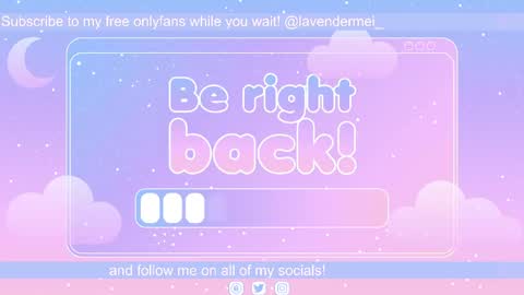 LavenderMei online show from 05.07.26