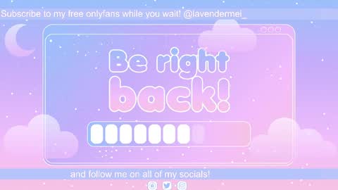 LavenderMei online show from 05.10.26