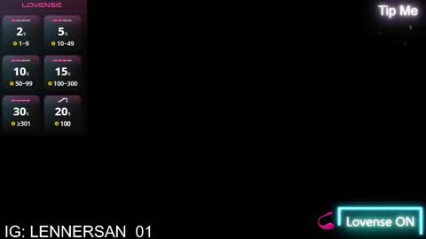 Lenner INDEPENDENT MODEL online show from 12.24.24
