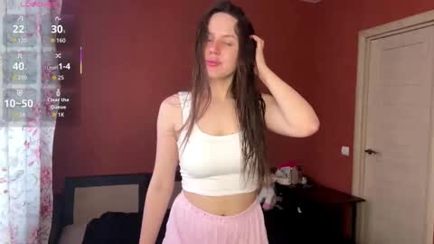 Snapshot of lezlieimeson chatting on 02.21.26 Adeline Di or just cute girl3 online show from 02.21.26