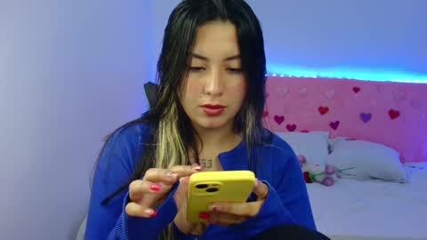 Snapshot of lia_14_ chatting on 02.20.25 Lia  online show from 02.20.25