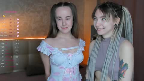 Hello our names are Kate and Alice this is our first day here. online show from 12.09.24