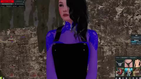Snapshot of little_doll25 chatting on 01.19.25 Succubus Blue online show from 01.19.25
