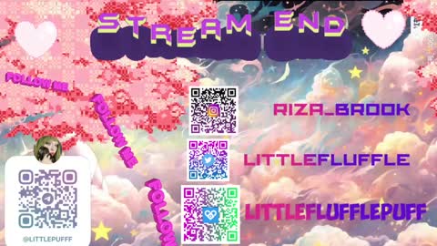 Snapshot of littleflufflepuff chatting on 01.09.25 Riza Riri Puff online show from 01.09.25