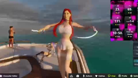 Snapshot of lollita__pop chatting on 09.22.25 ANNE online show from 09.22.25